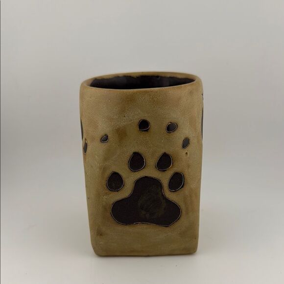 Vintage Mara Mexico Bear Paw Print Ceramic Mug - Picture 3 of 5
